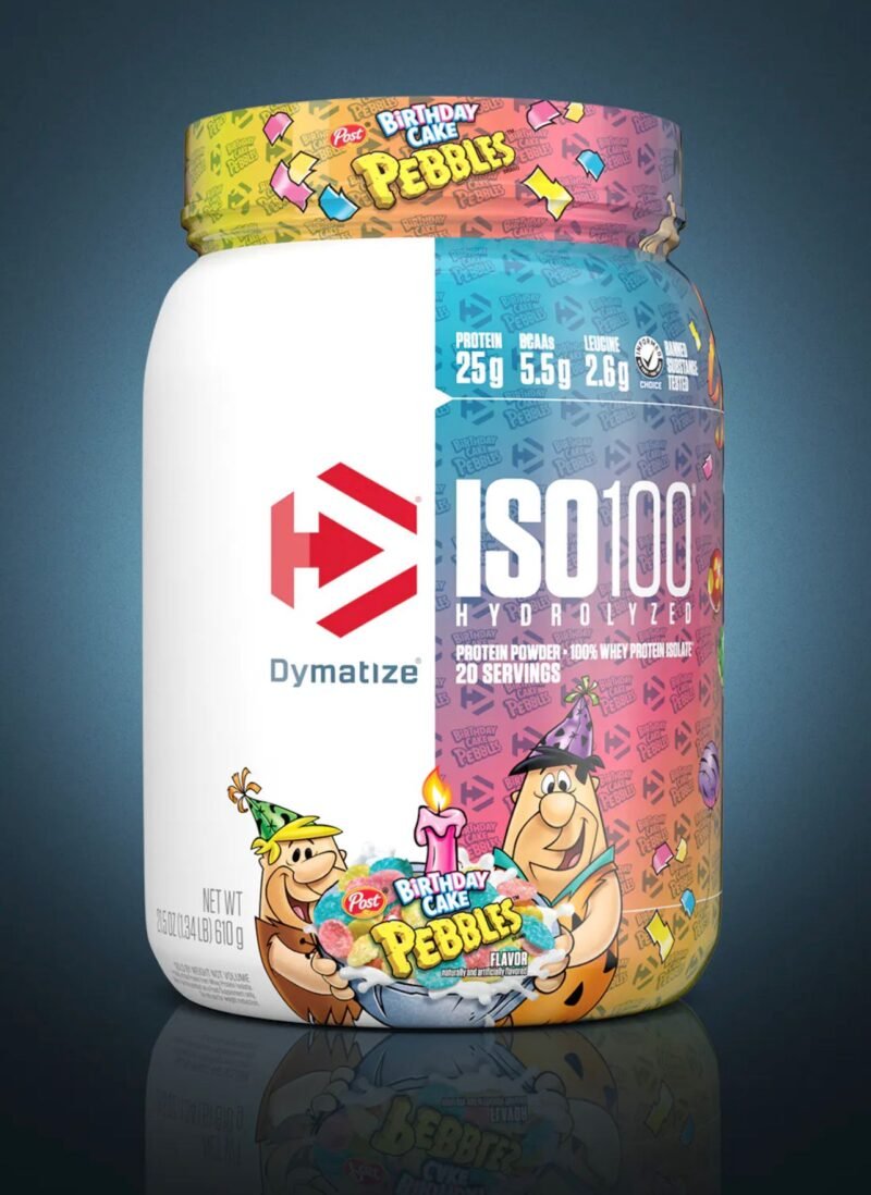 Dymatize® ISO100 Hydrolyzed - Pebbles Birthday Cake - Image 4