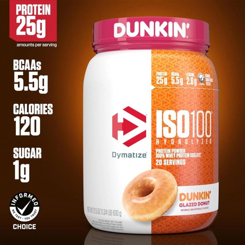 Dymatize®️ ISO100 Hydrolyzed - Dunkin Glazed Donut