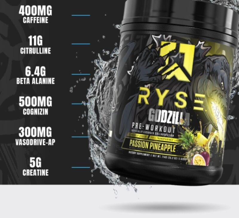 RYSE Godzilla Pre-Workout - Piña Pasión - Image 2