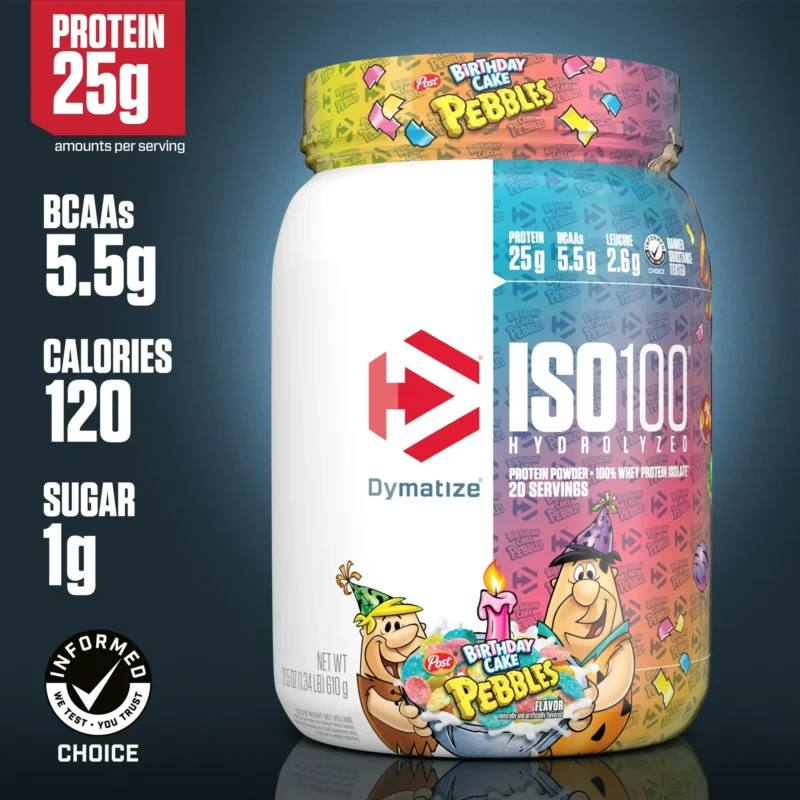 Dymatize® ISO100 Hydrolyzed - Pebbles Birthday Cake